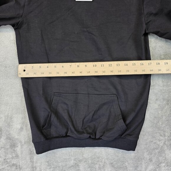 Lola and The Boys Hoodie Womens Small Black Sequin Rainbow Track Pullover Fun - Picture 7 of 11